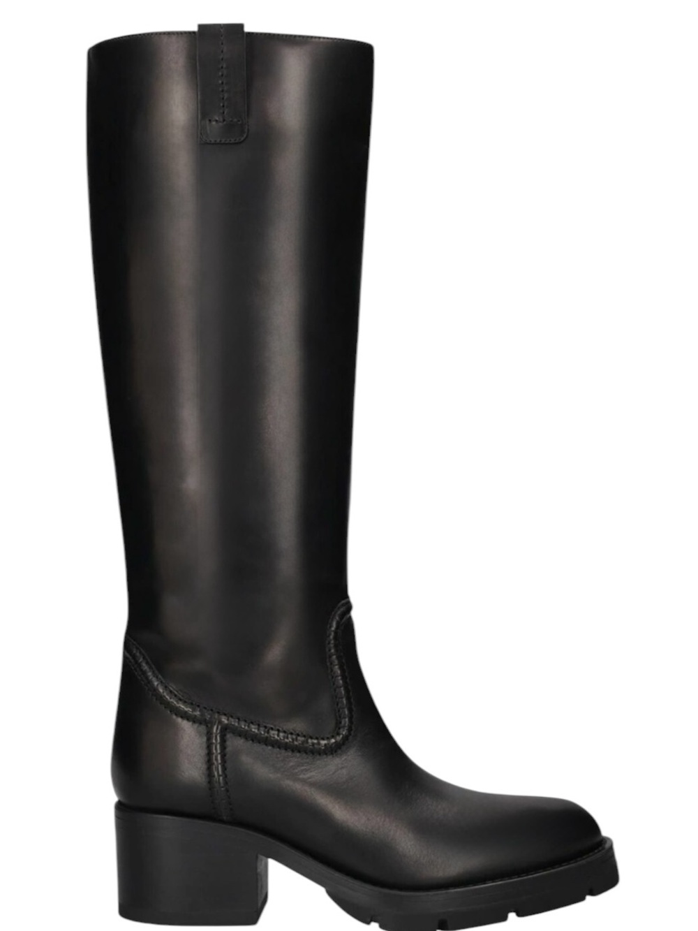 Chloé Mallo Leather & Shearling Boots